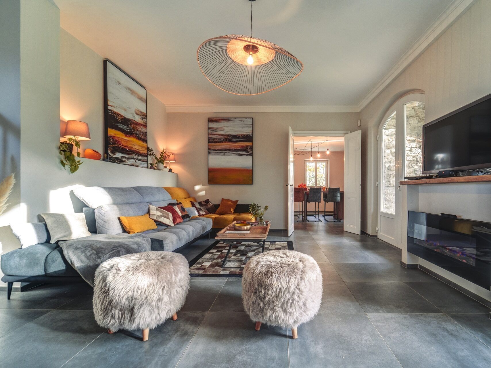 Salon de la villa Grand Panorama